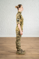 Женская тактическая форма убакс короткий рукав и штаны с карманами рип-стоп CoolMax standart Пиксель (629) , 3XL - изображение 3