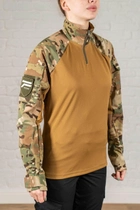 Армейская женская форма убакс и штаны с карманами CoolMax рип-стоп standart Мультикам Койот (621) , 2XL - изображение 10