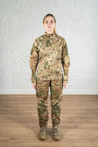 Тактическая женская форма убакс и штаны с карманами рип-стоп CoolMax standart Мультикам (620) , 3XL - изображение 1