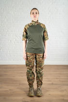 Військова жіноча форма убакс короткий рукав та штани з кишенями CoolMax ріп-стоп standart Мультикам Олива (628) , 3XL - зображення 1