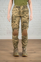 Жіночі тактичні штани зі вставними наколінниками ріп-стоп Піксель Койот (673) , L - зображення 1