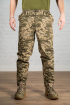 Військові штани саржа дихаючі з 4 кишенями standart Піксель (549) , S - зображення 1