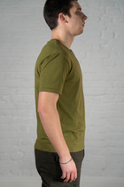 Військова футболка ХБ (бавовна) гіпоалергенна Олива (530) , S - зображення 3