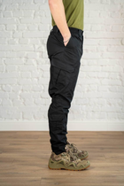 Тактические штаны рип-стоп износостойкие tactical летние Черные (545), S - изображение 9