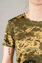 Женская армейская футболка CoolMax камуфлированная Пиксель (664) , M - изображение 4