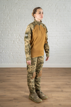 Жіноча армійська форма убакс та штани з наколінниками ріп-стоп CoolMax standart Піксель Койот (636) , 3XL - зображення 4