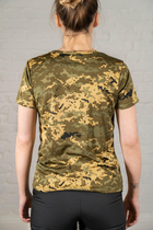 Женская армейская футболка CoolMax камуфлированная Пиксель (664) , L - изображение 2