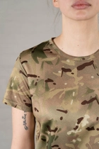 Женская тактическая футболка CoolMax камуфлированная tactical Мультикам (663) , S - изображение 4