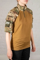 Армейская женская форма убакс короткий рукав и штаны с карманами CoolMax рип-стоп standart Мультикам Койот (627) , 2XL - изображение 7