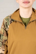 Армійська жіноча форма убакс та штани з наколінниками CoolMax ріп-стоп standart Мультикам Койот (633) , L - зображення 8