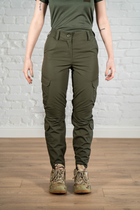 Жіночі армійські штани ріп-стоп з кишенями літні tactical Олива (668) , XL - зображення 1