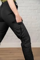 Жіночі військові штани ріп-стоп з кишенями літні tactical Чорні (669) , 3XL - зображення 8