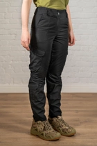 Жіночі військові штани ріп-стоп з кишенями літні tactical Чорні (669) , 3XL - зображення 10