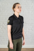 Военная женская форма поло и штаны CoolMax рип-стоп standart Черная (640) , 2XL - изображение 5