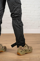 Військова жіноча форма поло та штани CoolMax ріп-стоп standart Чорна (640) , S - зображення 9
