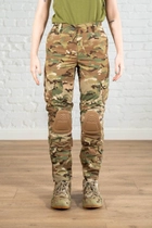Армейские женские брюки со вставными наколенниками рип-стоп Мультикам Койот (671) , XL - изображение 1
