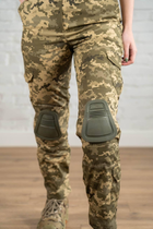 Женские армейские штаны со вставными наколенниками рип-стоп Пиксель Олива (674) , 3XL - изображение 9
