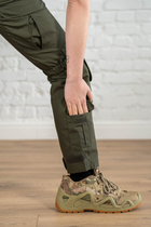 Женские военные брюки со вставными наколенниками рип-стоп Олива (675) , L - изображение 8