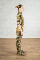 Жіноча тактична форма убакс короткий рукав та штани з кишенями ріп-стоп CoolMax standart Піксель (629) , XL - зображення 3