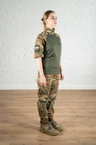 Військова жіноча форма убакс короткий рукав та штани з кишенями CoolMax ріп-стоп standart Мультикам Олива (628) , M - зображення 4
