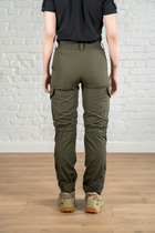 Жіночі військові штани зі вставними наколінниками ріп-стоп Олива (675) , 3XL - зображення 3