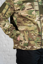 Куртка тактическая Горка с капюшоном рип-стоп tactical Мультикам (607) , XL - изображение 5