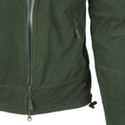 Флисовая кофта tactical olive jacket helikon-tex alpha 3xl - изображение 5