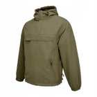 Тактична куртка анорак Brandit Summer Windbreaker, водонепроникна літня вітровка, олива 4XL - зображення 1