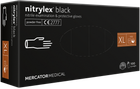 Нітрилові рукавиці без пудри Nitrylex Black Protective Gloves розмір XL - зображення 1