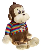 М'яка іграшка Deef Мавпочка в різнокольоровій смугастій сорочці 54 см (5901500232531) - зображення 1