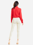 Koszula damska elegancka Awama A260 L Czerwona (5902360535701) - obraz 3