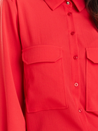 Koszula damska elegancka Awama A260 L Czerwona (5902360535701) - obraz 6