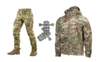 M-tac комплект куртка Shoft Shell тактична штани зі вставними наколінниками мультикам XL - зображення 1