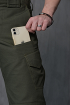 Костюм чоловічий Поло Cool-pass та Штани Kayman оливковий колір 42 - зображення 6