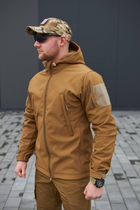Військова тактична куртка Soft Shell MILITARY Койот S - зображення 2