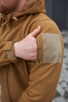 Військова тактична куртка Soft Shell MILITARY Койот S - зображення 6