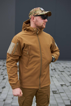 Військова тактична куртка Soft Shell MILITARY Койот 2XL - зображення 1