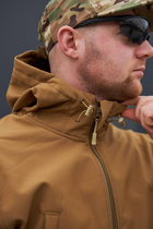 Військова тактична куртка Soft Shell MILITARY Койот 3XL - зображення 7