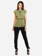 Bluzka damska z krótkim rękawem Awama A269 S Zielona (5902360536821) - obraz 2
