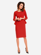 Sukienka ołówkowa damska z rozcięciem Awama A132 XL Czerwona (5902360511842) - obraz 1