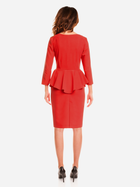 Sukienka ołówkowa damska z rozcięciem Awama A132 XL Czerwona (5902360511842) - obraz 3