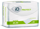 Pieluszka jednorazowa iD Expert Protect Super Bed Pad 40 x 60 cm 30 szt (5414874003978) - obraz 1