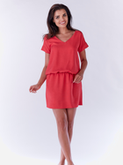 Sukienka krótka letnia damska Awama A178 L/XL Fuksja (5902360588875) - obraz 1