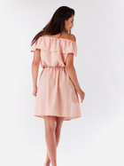 Плаття коротке літнє жіноче Awama A185 S Світло-рожеве (5902360517752) - зображення 3