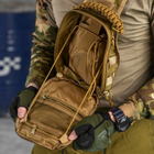 Нагрудна Сумка Paracord із системою Molle / Вмісткий однолямний Рюкзак Cordura 1000D койот 26х16х9см - зображення 6