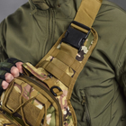 Нагрудна сумка "Enders" Cordura 1000D / Вологозахищений рюкзак мультикам розмір 19х27х10 см - зображення 2