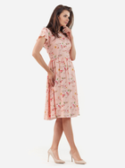 Плаття-трапеція міді літнє жіноче Awama A218 L Рожеве (5902360522046) - зображення 3