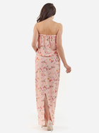 Sukienka damska w kwiaty Awama A219 XL Różowa (5902360522879) - obraz 3