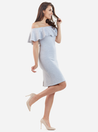 Sukienka ołówkowa damska elegancka Awama A221 M Szara (5902360522312) - obraz 3
