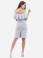 Плаття-футляр коротке літнє жіноче Awama A221 M Сіре (5902360522312) - зображення 2